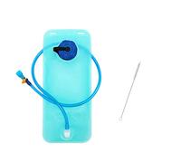 1 sacco d'acqua per esterni, con 1 spazzola in paglia, sacco d'acqua sportivo, a prova di perdite, serbatoio dell'acqua con valvola a mordere, accessorio portatile per equitazione