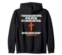 1 Samuele 2:25 Versetti della Bibbia Scrittura Felpa con Cappuccio