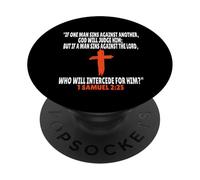 1 Samuele 2:25 Versetti della Bibbia Scrittura PopSockets PopGrip Adesivo