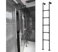 1 scala da letto in metallo resistente for la fuga dal pozzo della finestra, scala di uscita personalizzabile for case sugli alberi e scantinati, capacità di 150 kg(110cm)