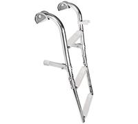 1 SCALETTA telescopica da plancetta ribaltabile da murata 3 gradini 260 x 630