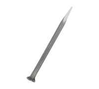 1. Scalpelli in acciaio ad alto tenore di carbonio con doppia punta da 6 mm e 12 mm, impugnatura ergonomica, per scolpire e scolpire le rocce in muratura