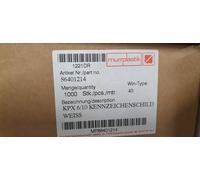 1 SCATOLA 1000 PEZZI Murrplastik artikel articolo 86401214 MP86401214 KPX 6/10