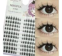 1/scatola 120 Bundles Visone Ciglia Finte Naturale Russo 3D Individuale estensione del ciglio cluster strumento trucco ciglia all'ingrosso