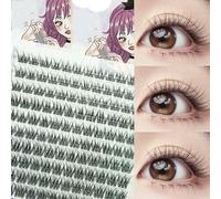 1/scatola 120 Bundles Visone Ciglia Finte Naturale Russo 3D Individuale estensione del ciglio cluster strumento trucco ciglia all'ingrosso