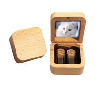 1 scatola commemorativa per animali domestici, in legno, per conservare capelli, unghie, denti, conservare ricordi per animali domestici, contenitore per uso domestico S8L7