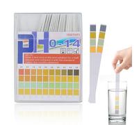 1 scatola con 100 pezzi di carta per test acido-base (PH valore strisce reattive 0-14), prodotto di alta qualità, ampia gamma di test PH strisce reattive, test dell'acqua, test dell'acqua per nitrato