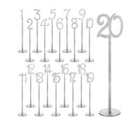 1 scatola da tavolo numero segni in legno matrimonio cifra desktop con forma rotonda supporto base fidanzamento festa banchetto decorazione tavolo titolare