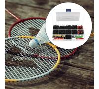 1 scatola di anelli di tenuta per racchette da badminton, maniche