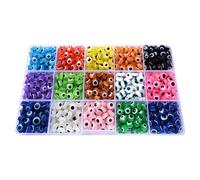 1 scatola di colorato malvagio occhio design perline gioielli unici gioielli