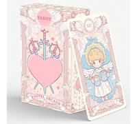 1 Scatola di Morbide e Misteriose Carte dei Tarocchi - 78 Carte dei Tarocchi cartoni animati Carini per Principianti, con Manuale Guida, Carte dei Tarocchi Morbide, Carte dei Tarocchi Carini, Carte de