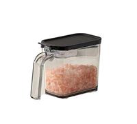 1 scatola di spezie con tappo a pressione sigillata cucchiaio, bottiglia for uso domestico, contenitore for sale(Black)