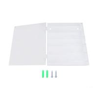 1 scatola di visualizzazione delle monete in acrilico trasparente rotonda scatola per riporre le monete. Si prega di notare che il reale può essere leggermente diverso (bianco basso)