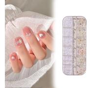 1 Scatola Flatback Perle Nail Charms, Brillantini Gioielli per Ughie, Ciondoli per Unghie, per Decorazione di Gioielli Fai da Te, Unghie Design