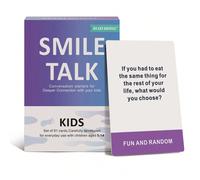 1 Scatola, Gioco di carte per adolescenti, Gioco da tavolo, 90 dialoghi creativi, supporta la gestione delle emozioni e la formazione dei valori per i bambini, adatto per Ognissanti/Natale/Ringraziame