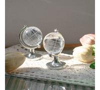 1 Scatola Mini Globo di Cristallo, Decorazione da Scrivania Creativa e Trasparente Fatta a Mano, Accessorio Fotografico, Piccolo Regalo; Regalo di Laurea. Nota: Il Globo Potrebbe Staccarsi Durante Il 