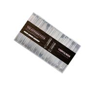 1 scatola ovale Sandwich Nails Art Extension Tips per Natural Fit Comfort ABS Materiali lunga usura Nail Kit