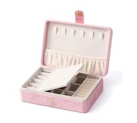 1 scatola portaoggetti for gioielli, portatile, for collane, bracciali, orecchini, anelli, espositori for viaggi o uso domestico(3pcs)