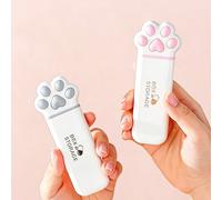 1 Scatola portatile e creativa a forma di zampa di gatto per contenere pillole - Scatola portatile per conservare la medicazione quotidiana con 3 scomparti, contenitore di plastica indipendente per me