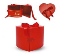 1 Scatola Regalo a forma di Cuore 24,7x23x17 cm