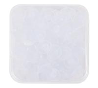 1 Scatola Tappi in Silicone per Orecchini Fai, Confezione Bianca | Accessori per Gioielli, Pratici da Riporre e Portare, Sicuri sulla Pelle, per Creazioni Regalo e Lavoro Manuale