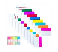 1 Schede Imposta Schede File Scritti Etichette Marcatori Colorati Per Le Libri Lettura Note E Classifica I File