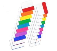 1 Schede Imposta Schede File Scritti Etichette Marcatori Colorati Per Le Libri Lettura Note E Classifica I File