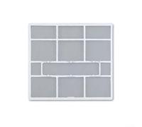 1 schermo antipolvere per condizionatori d'aria per proteggere efficacemente la vostra unità dalla polvere (30,7 x 28,5 cm)