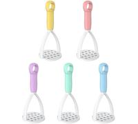 1 schiacciapatate manuale in silicone, colore casuale, per utensili da cucina, mini schiacciapatate per pentole antiaderenti