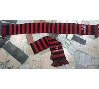 1 SCIARPA AC MILAN UFFICIALE A RIGHE LANA CAP SCARF ROSSONERI MILANISTA