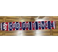 1 sciarpa cagliari jaquard tipo lana soccer scarf bufanda calcio cc