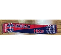 1 sciarpa cagliari jaquard tipo lana soccer scarf bufanda calcio fra cc