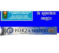 1 sciarpa forza napoli fieri fateci godere scarf bufanda calcio cc