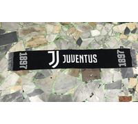 1 SCIARPA JUVENTUS UFFICIALE MODELLO JACQUARD ACRILICO 100% LOGO NUOVO JJ JUVE