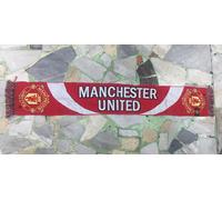 1 SCIARPA MANCHESTER UNITED OFFICIAL JACQUARD BUFANDA SCARF ROONEY POGBA IBRA