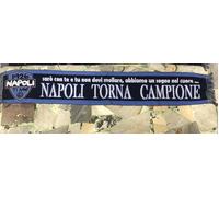 1 sciarpa napoli SARO' CON TE E TU NON DEVI MOLLARE bufanda calcio cc