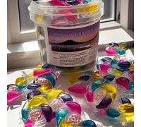1 Secchio di Capsule Detergente Liquido Concentrato Multiuso da Bucato, Profumazione Lunga Durata 1 barile 6 in 1 50 capsule,1 barile/6 in 1 aroma di camelia/circa 50 capsuleTensioattivo