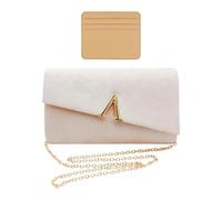 1 Semplice Borsa A Tracolla Nuda, 1 Custodia Per Carte In Pelle Pu, Pochette Per Banchetti Alla Moda, Custodia Protettiva Per Id, Custodia Per Carte Portatile Di Grande Capacità.