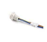 1 sensore di movimento a infrarossi da 110 V a 220 V, campo di rilevamento 4-6 m, sensore di luce notturna for il corpo umano(3pcs)