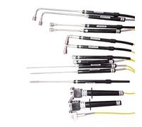 1 sensore di temperatura, termocoppia tenuta a mano, tipo K, strumento di misurazione termico per applicazioni industriali, ampia gamma di misurazioni, modello NR-81530, tipo K, circa 1,5 m, lunghezza