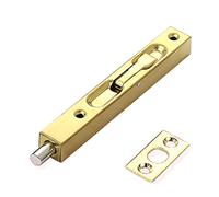 1 serratura a scrocco scorrevole nascosta in acciaio inossidabile - scrocco a filo resistente for porte finestre e porte composite(Gold,12in)