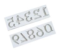 1 Set 0-9 Numeri in rilievo Forma Stampi in silicone Stampi per dolci Strumenti