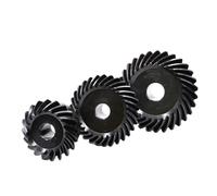 1 set 1:1 ingranaggi conici a spirale 1M 20 denti 25 denti 30 denti foro 6/8/10/12 mm 45# ingranaggio elicoidale in acciaio(12mm,1M 30Teeth)