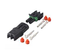 1 Set 1 2 3 3 4 6 Pin Way Delphi Gm. Automotive femmina maschio pacchetto meteorologico presa elettrica spina connettori automobili (Color : 1 set of 2P, Size : 1 set of connector)