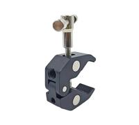1 Set 1/4 Clip a vite CNC Super Morsetto con mini testa a sfera a 360 ° Staffa a sgancio rapido Supporto for treppiede for fotocamera DSLR(Only clip)