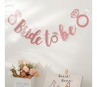1 set/1 pezzo Striscione "Sposa in divenire" per addio al nubilato, fidanzamento, decorazione per doccia nuziale Tagli Unica,oro,Signorina alla signora Golden,Signorina alla signora Rose GoldCarta tes