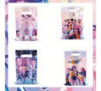 1 set/10 pezzi Nuovi sacchetti regalo per cacciatori di streghe, stile anime Kpop, cacciatori di diavoli, adatti per feste, regali per amici e familiari, stile casuale Borsa regalo 10 pezziPolietilene