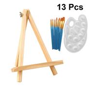 1 set 13 pezzi piccolo display da tavolo in legno artista a-frame cavalletto