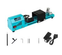 1 Set 150W Mini Tornio for legno Velocità regolabile Utensile rotante Buddha Perla Tornio Rettifica Lucidatura Strumento for la lavorazione del legno fai-da-te 12V / 24V