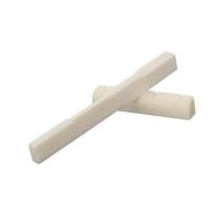 1 Set 2 Pezzi Dado E Sella In Vero Osso Per Chitarra Ukulele A 4 Corde Di Ricambio 36 × 5 × 6,5 Mm E 61 × 3 × 7 Mm Capotasti di Ricambio per Chitarra
